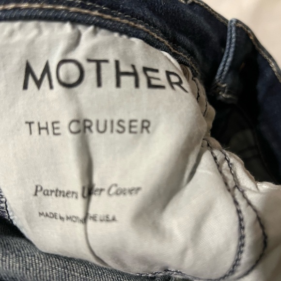 Mother women’s jeans size 24 blue flare wide leg the cruiser partners undercover - Picture 15 of 16